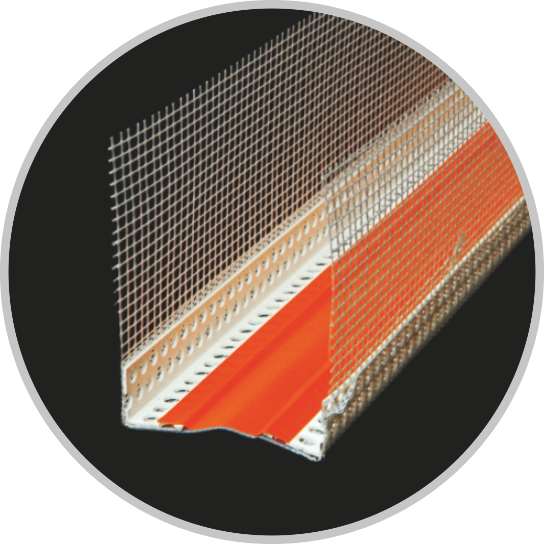 Profil dilatačný PVC E 10x10; 2,5m priebežný